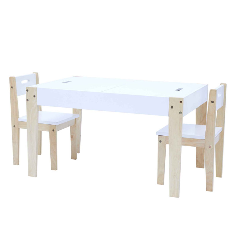 Natural wood kids table sale